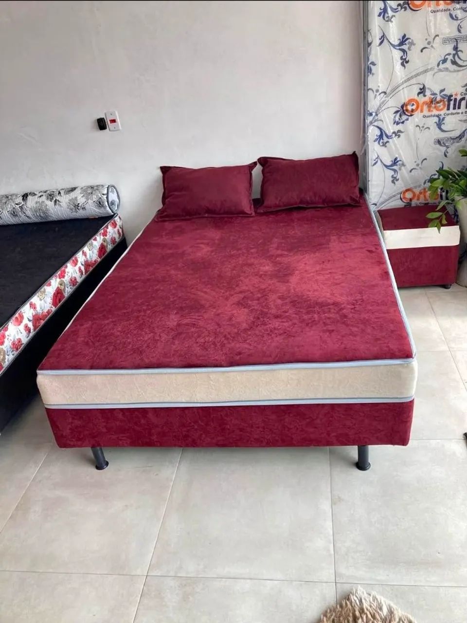 Compre online e receba em casa com conforto e  segurança. Cama nova de casal - Foto 4