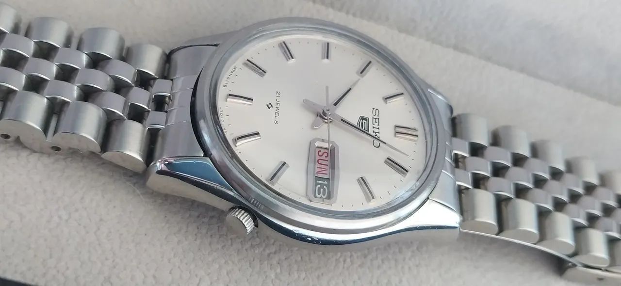 Relógio Seiko 6119 Automático 21j - Foto 2