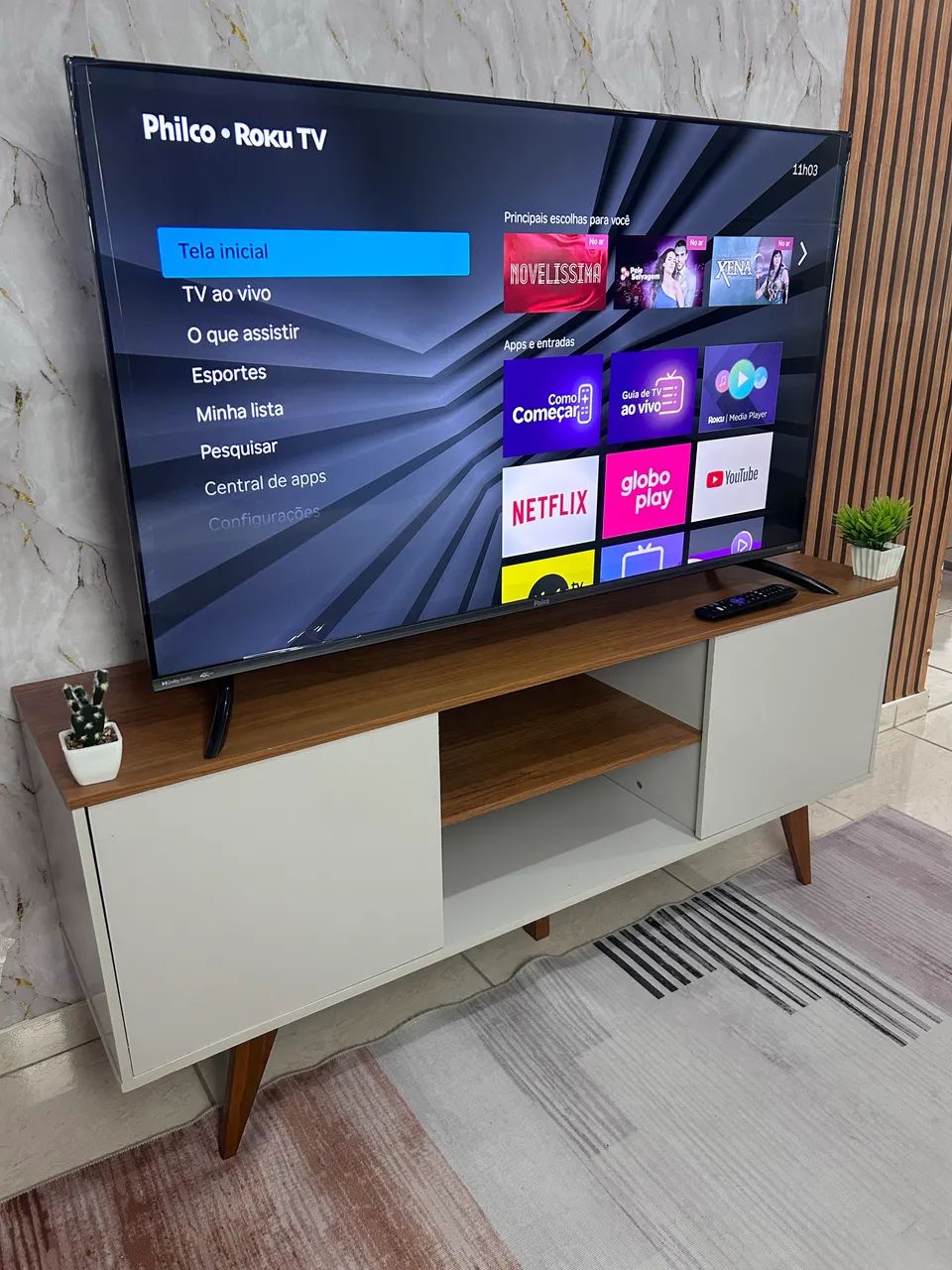 TV SMART 50 polegadas ROKU 4K PHILCO 