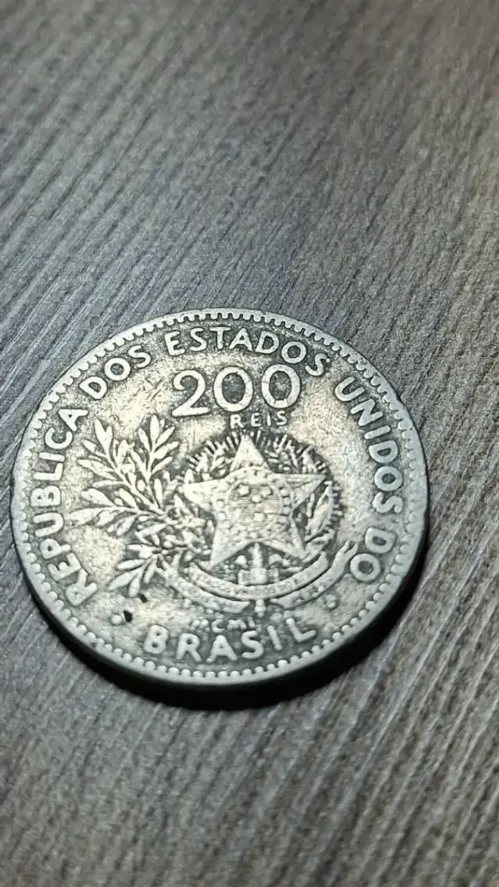MOEDA 200 RÉIS - 1901 - MCMI - Foto 2