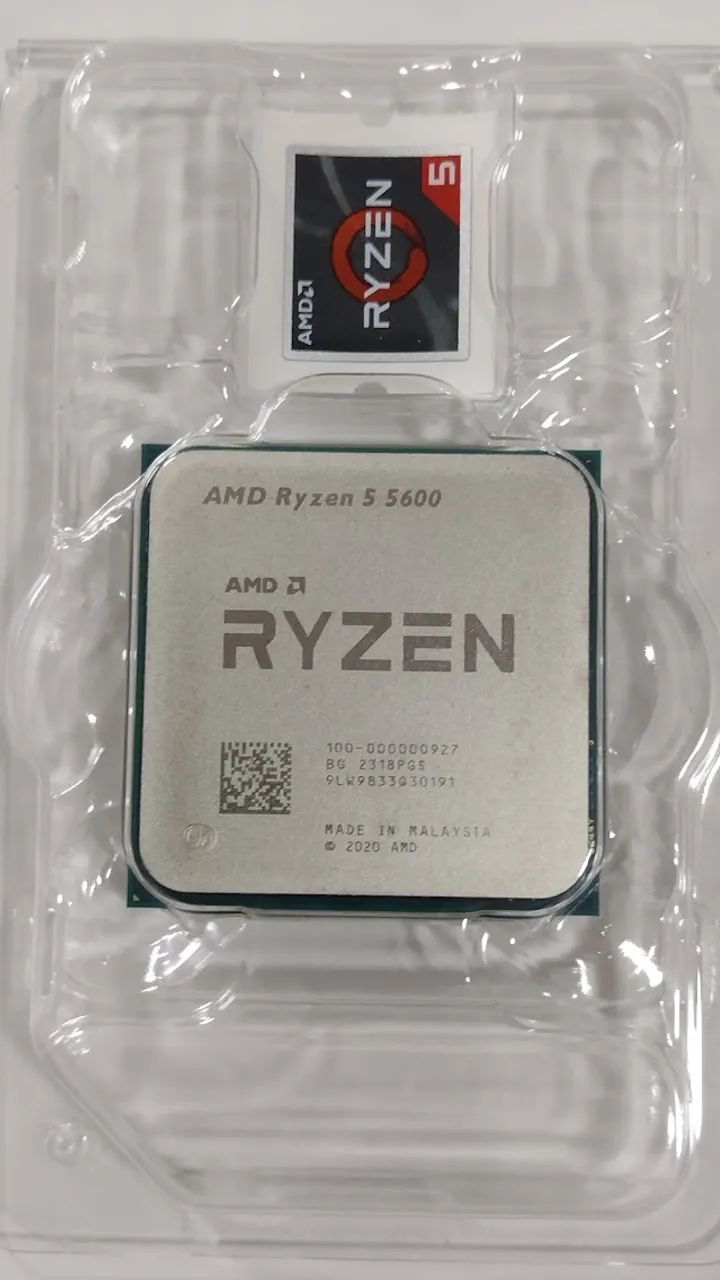 Processador Ryzen 5 5600 Boost 4.4ghz AM4 N0V0