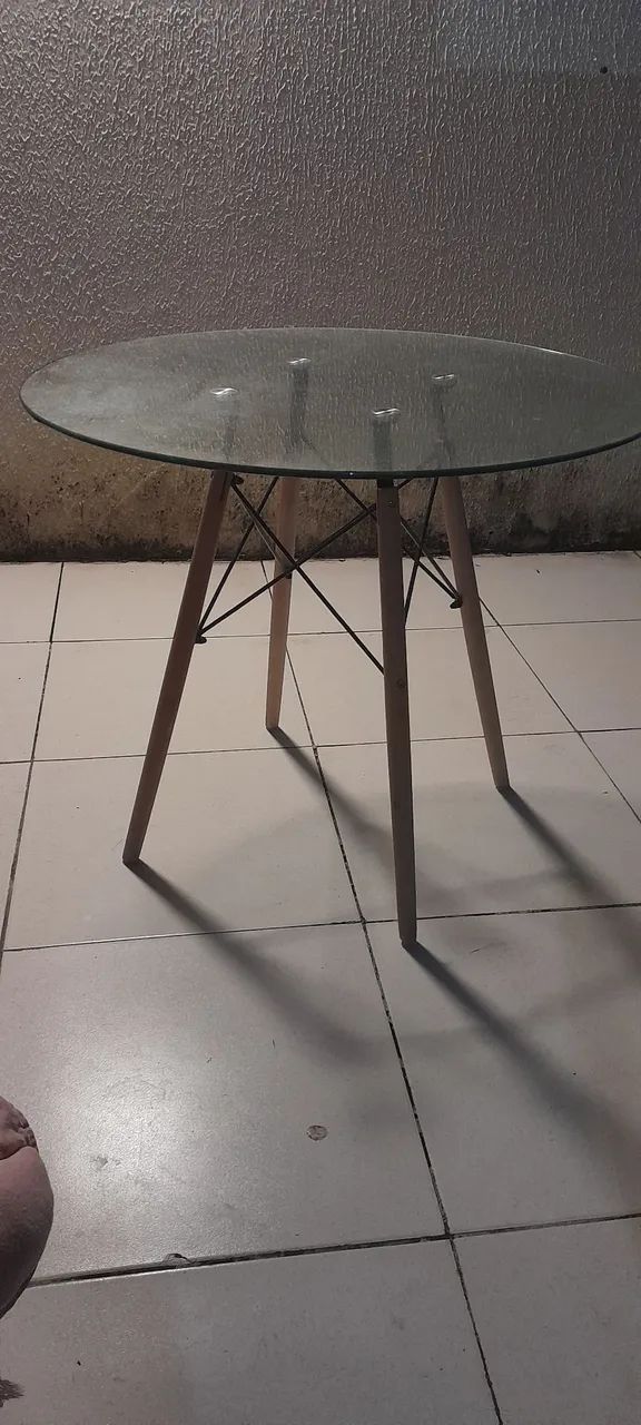 Mesa de vidro moderna 4 lugares - Foto 2