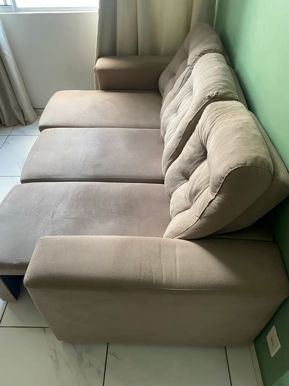 Sofá retrátil 3 lugares  - Foto 4