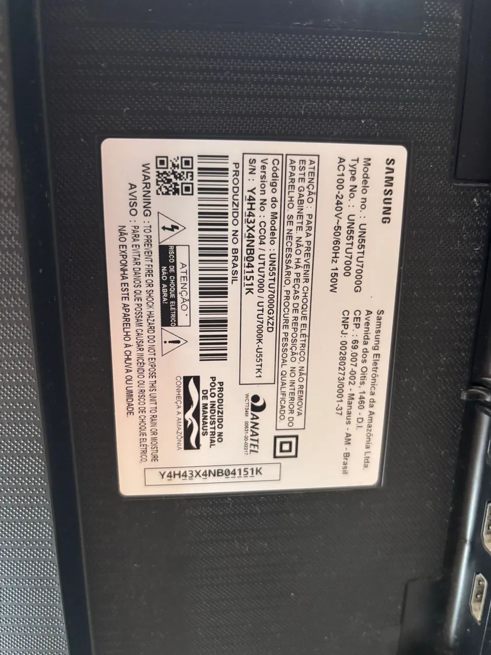 Televisão Samsung 55? com defeito  - Foto 2