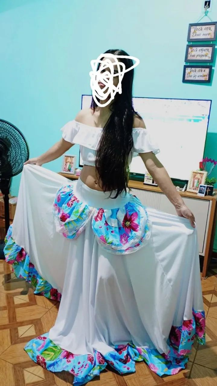 Vendo saia e top de carimbó  - Foto 2