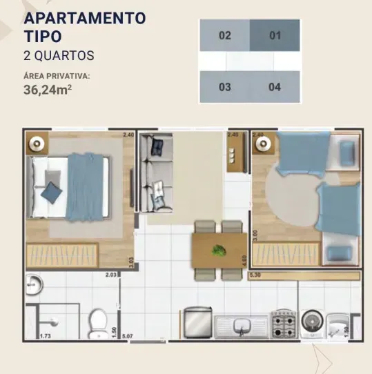 PLANTA 36m²