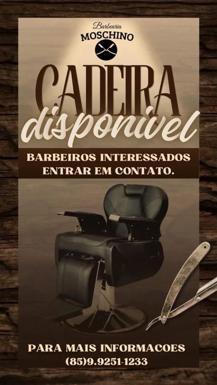 VAGA PARA BARBEIRO - GANHOS ATE 5K
