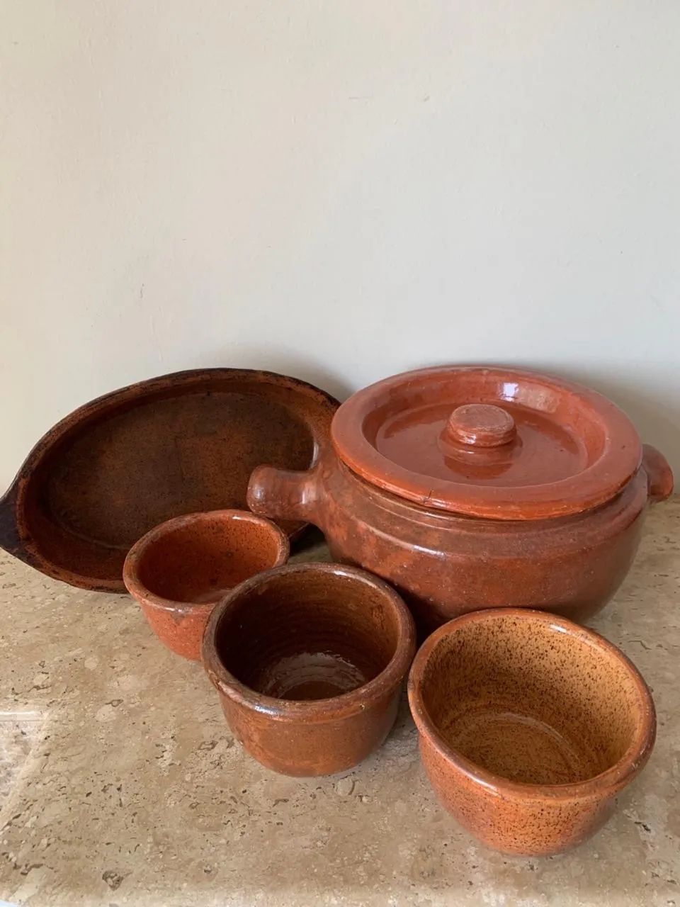 Conjunto de cerâmica para feijoada 