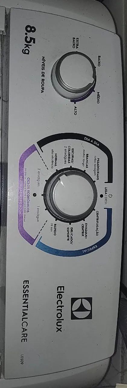 Máquina de lavar Eletrolux 9kg
