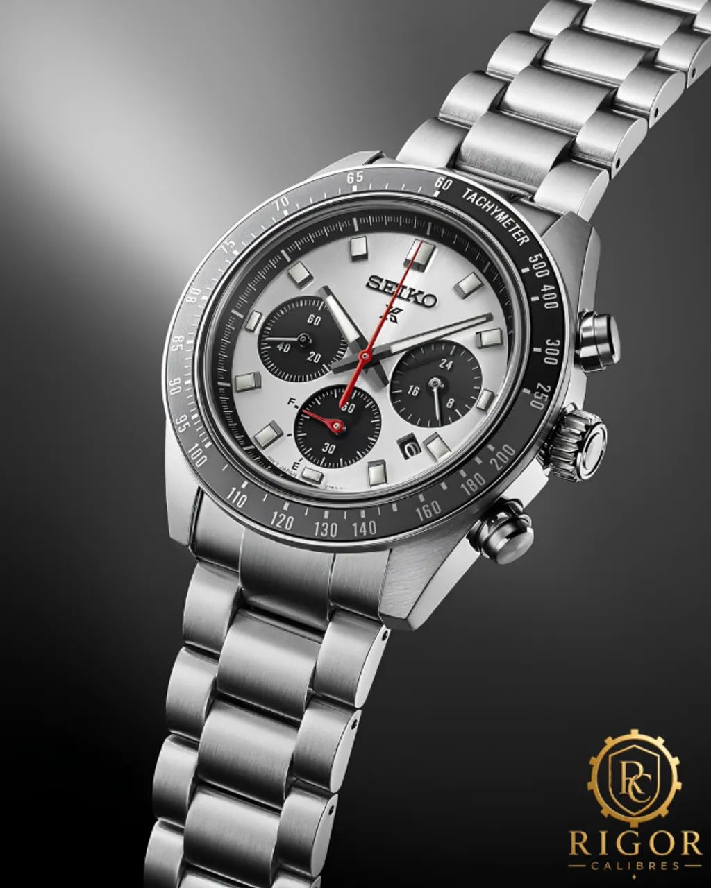 Relógio Seiko Prospex Speedtimer Solar SSC911 Cronógrafo Panda  Caixa 41,5mm - Foto 2