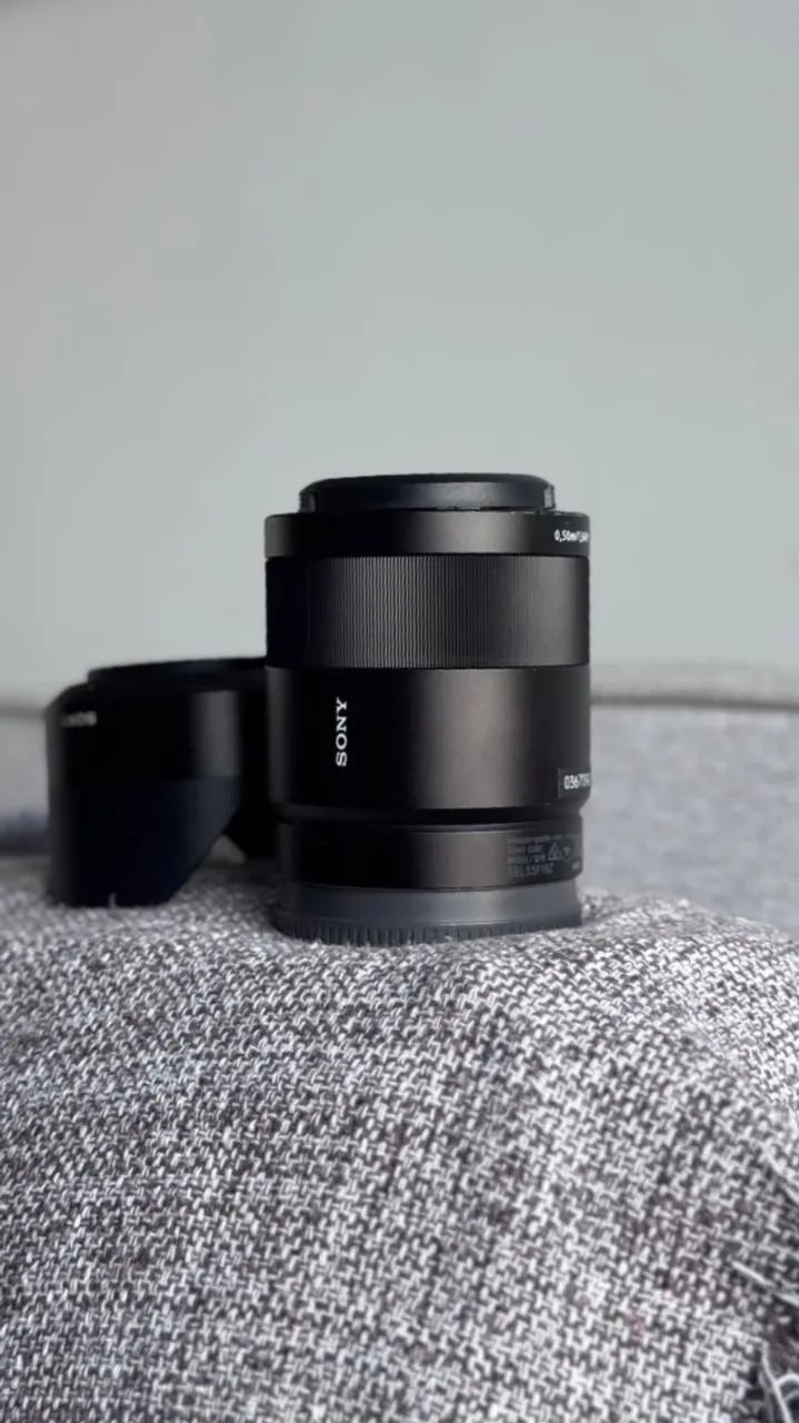 Lente Sony Zeiss 55 mm 1.8 - Acessórios para Câmeras e Filmadoras