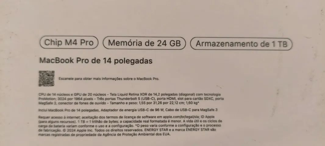 MacBook Pro 16 | M4 Pro | 24GB RAM | SSD 1TB - Foto 2