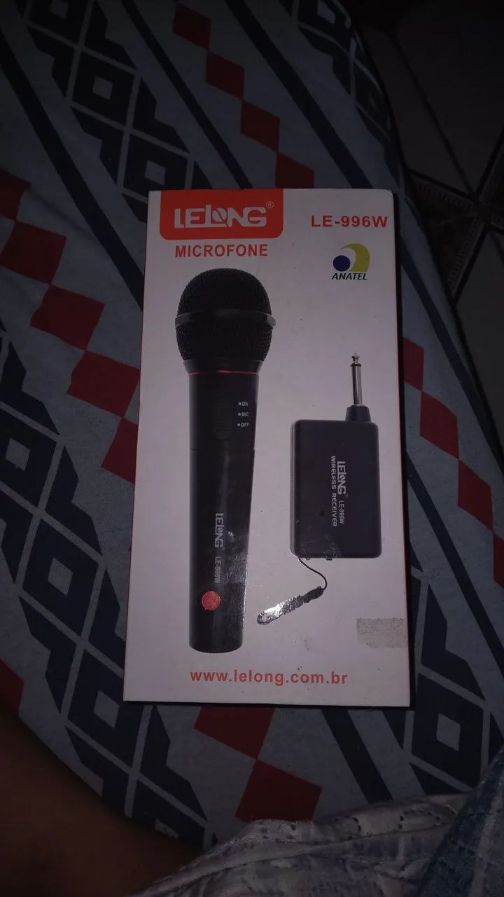 Microfone Sem fio Novo