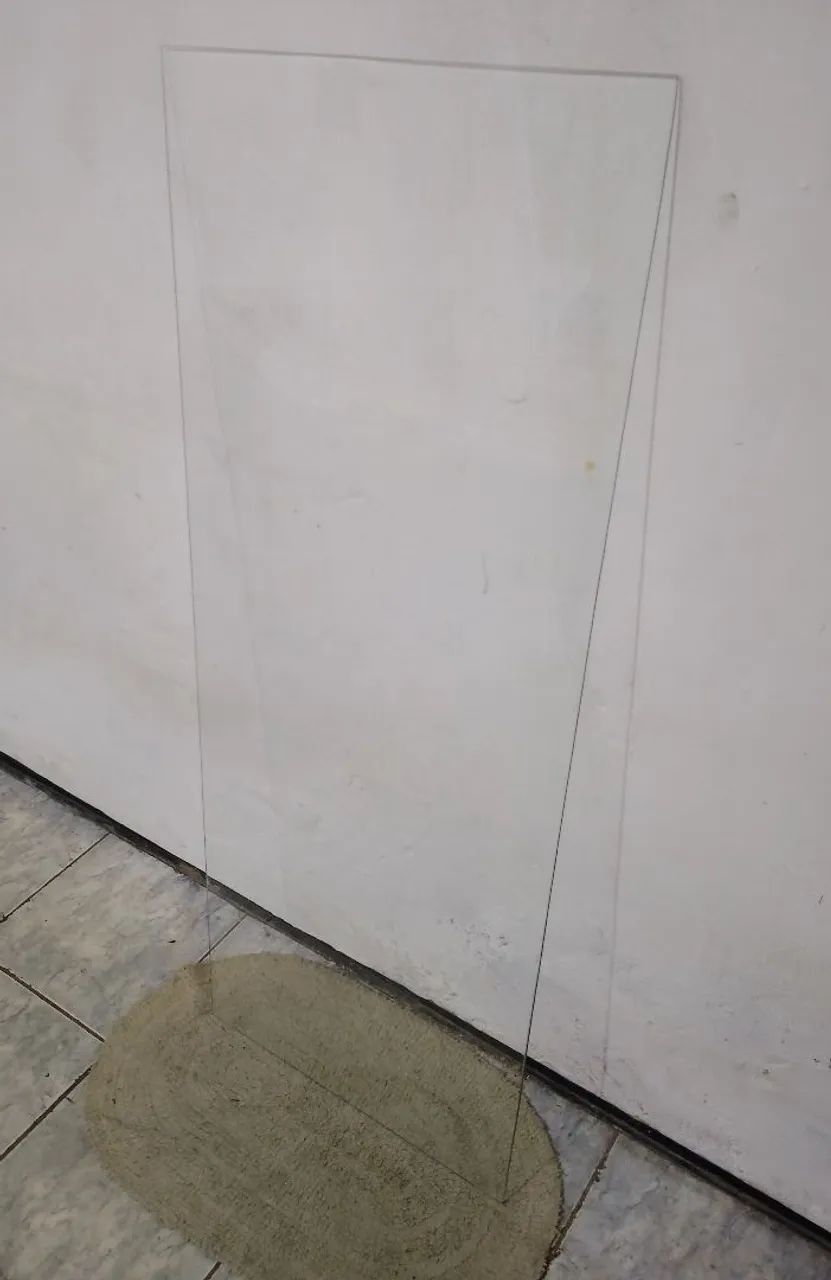 TAMPO DE MESA DE VIDRO RETANGULAR