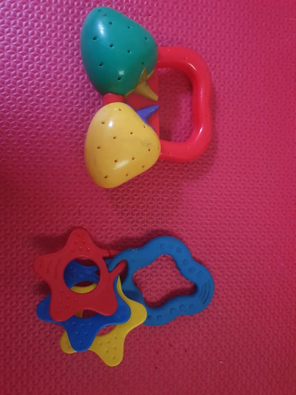 Lote Mordedores e chocalhos para bebê  - Foto 5