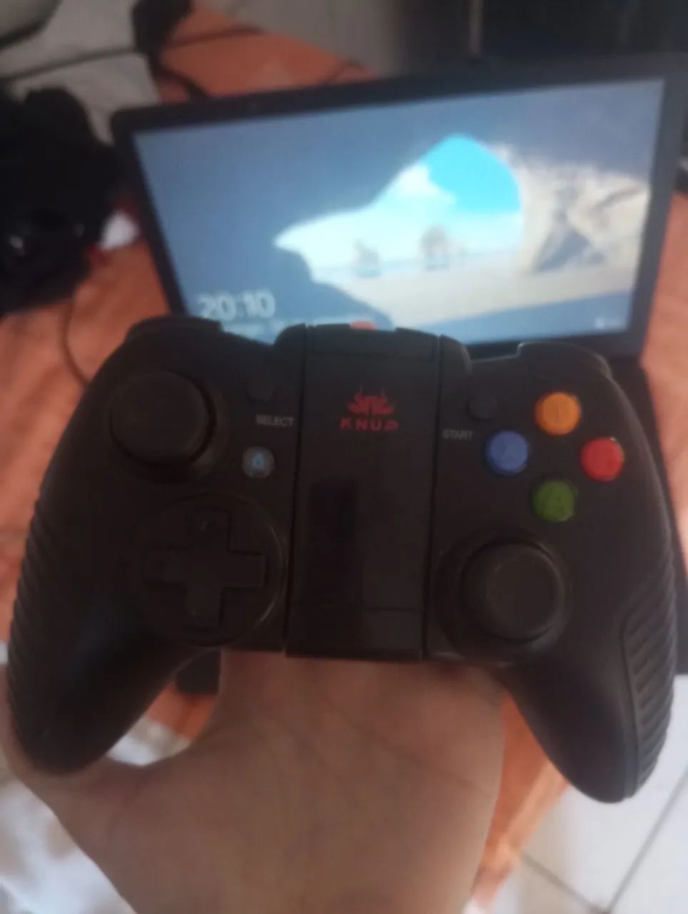 Controle sem fio joystick bluetooth knup - Foto 2