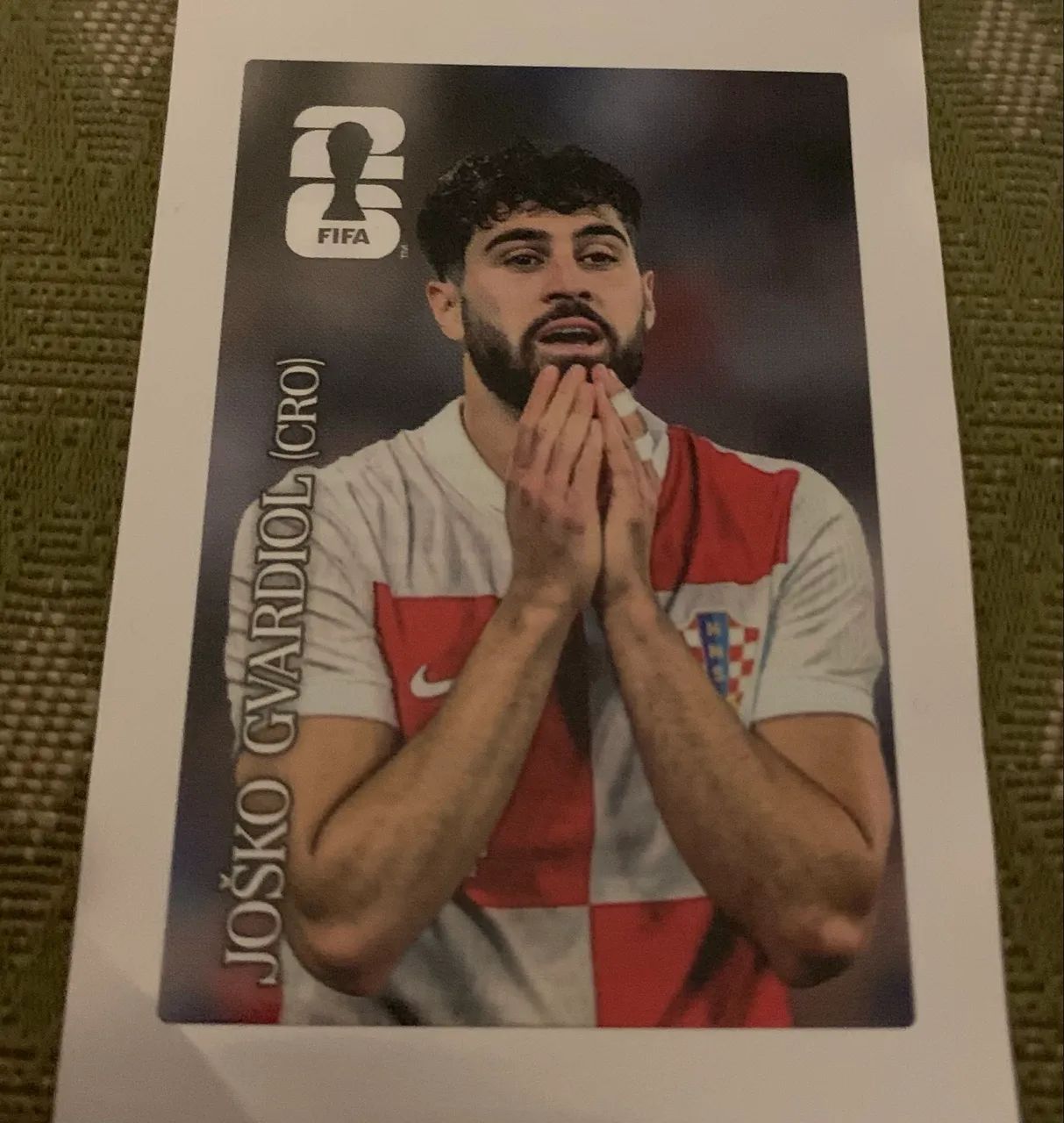 figurinha copa 2026 josko gvardiol no rótulo nova - Foto 2