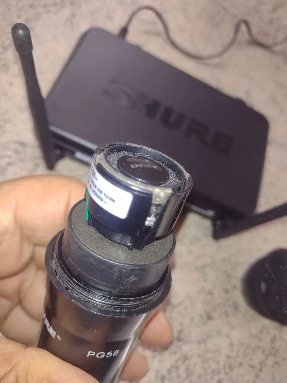 MICROFONE SEM FIO SHURE SVX4  - Foto 3