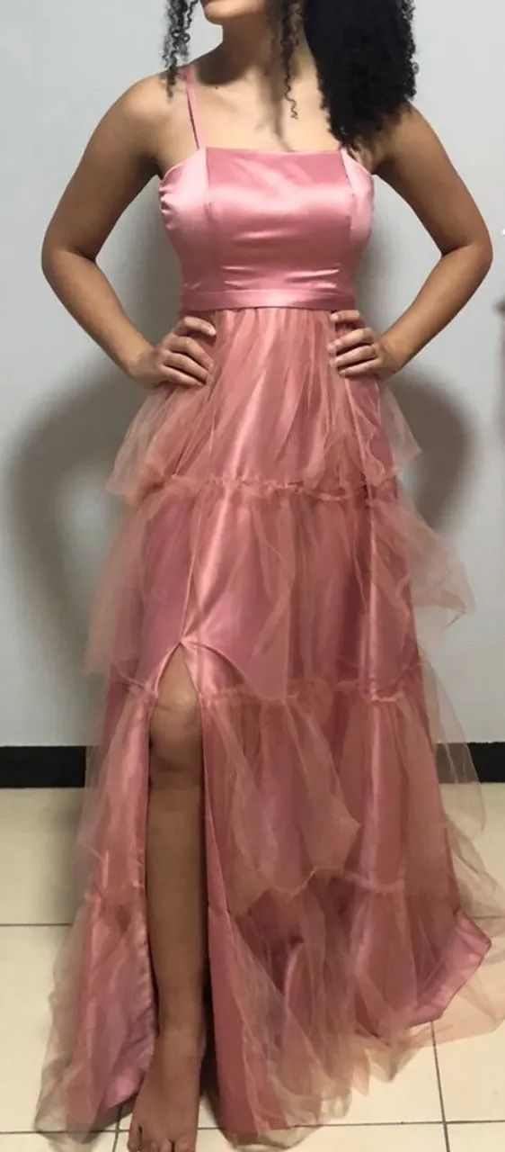 Vestido rosa canela - Foto 2