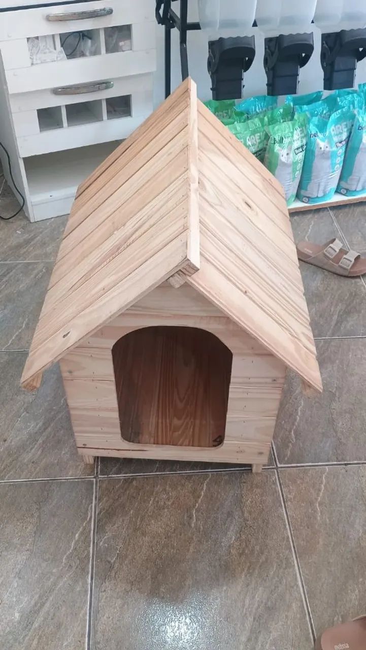 Casinha Para cachorro de madeira 
