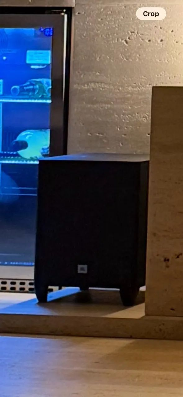 subwoofer jbl ci8p ativo 100w rms 8 polegadas preto bivolt