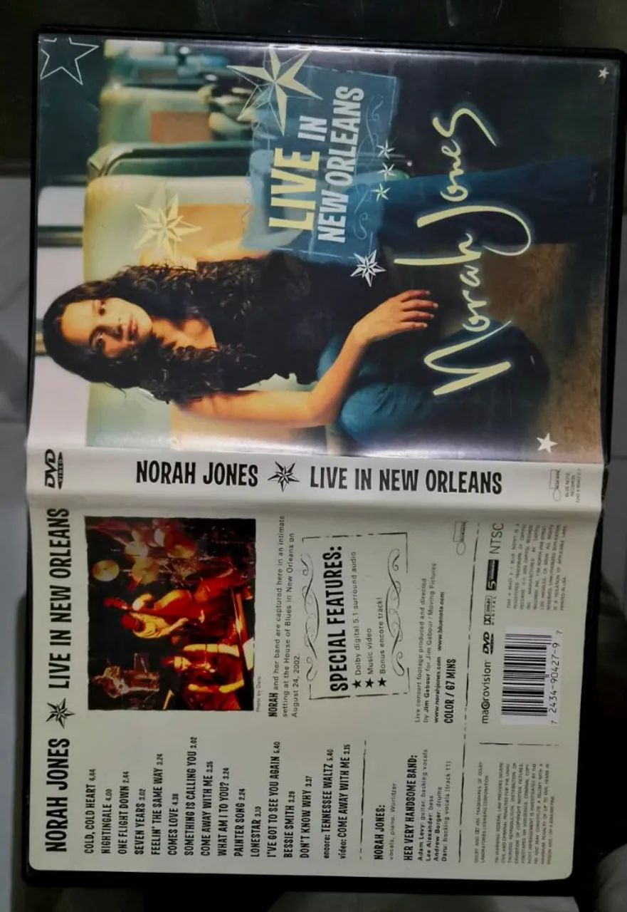 DVD Norah Jones Live in New Orleans