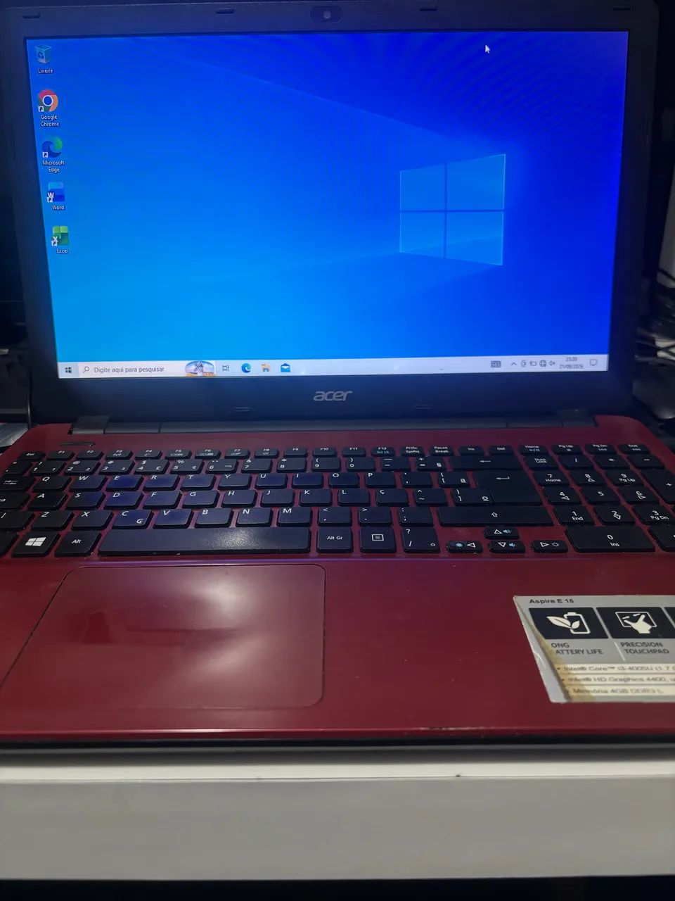 Notebook Acer Aspire E15 | Core i3 | 8GB RAM | SSD 120GB + Capa e Carregador - Foto 2