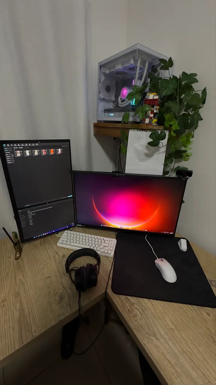 Computador gamer branco