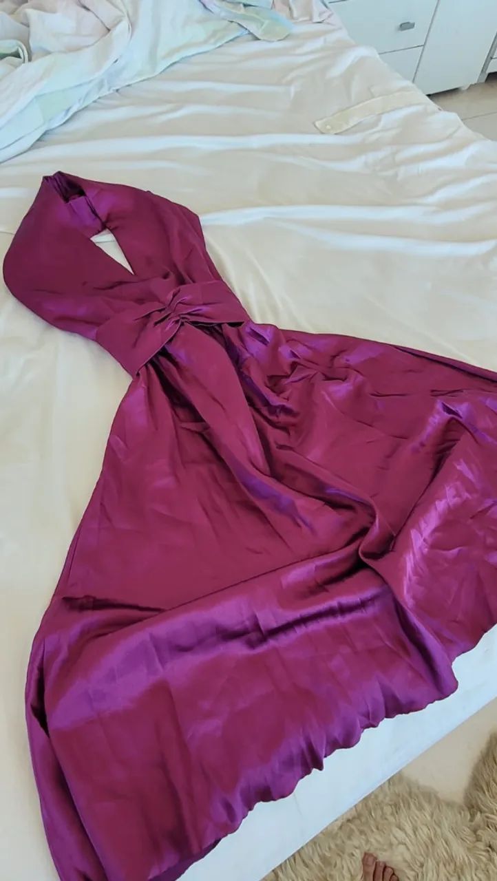 Vestido Rosa Simples - Foto 2