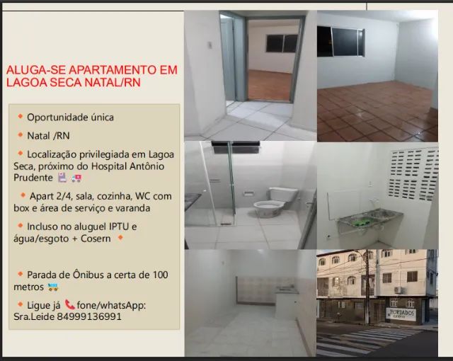Apt. proximo ao Alecrim em Natal com 2 quartos