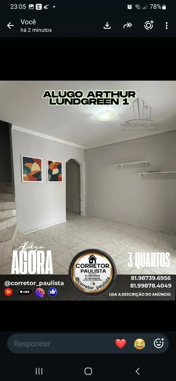 Vende-se Casa em Artur Lundgren 1