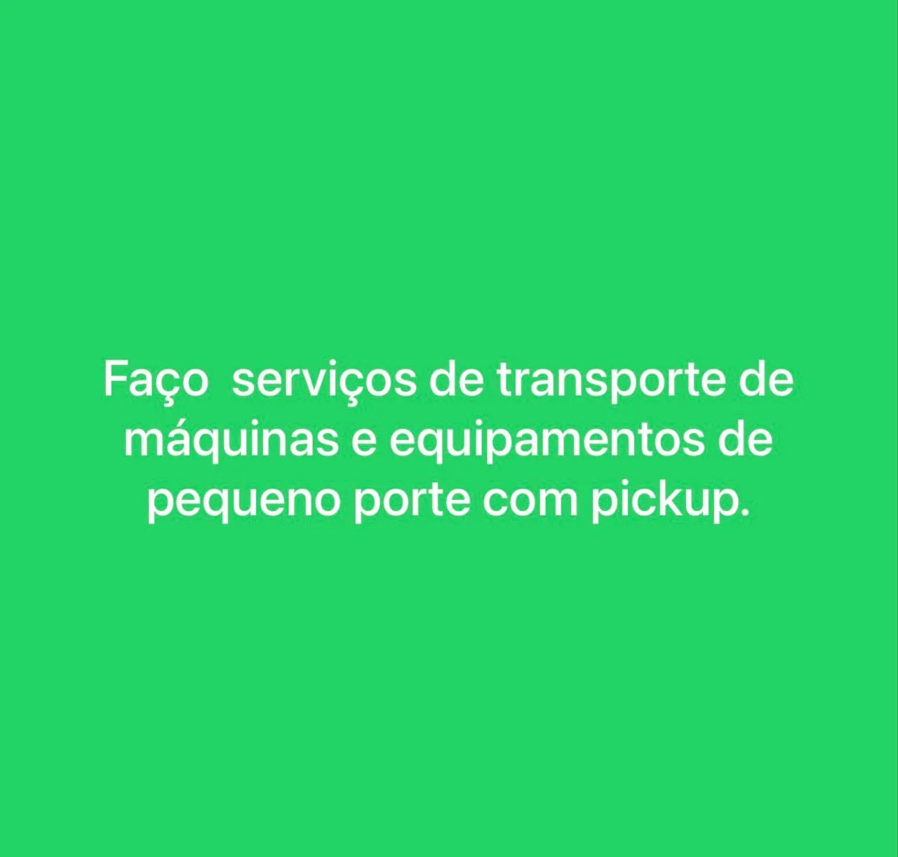 Serviço de transporte de pequeno porte