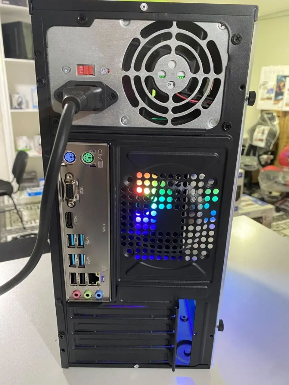CPU GAMER RYZEN 5 2400G / 8GB / M2 128GB - Foto 3