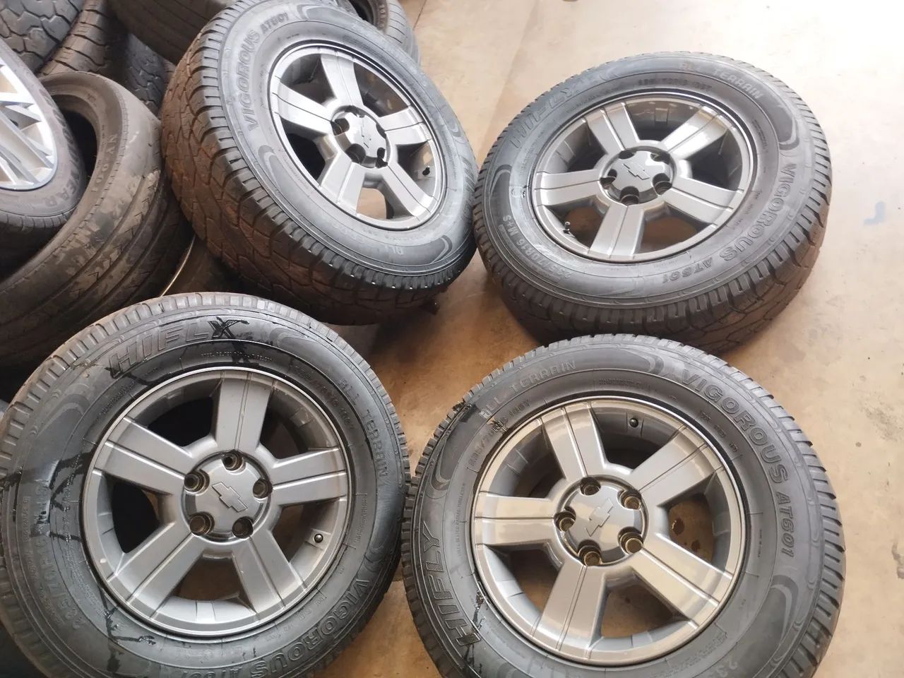 Rodas S 10 Aro 16  Rodeio+ Pneus 235/70/16  - Foto 2