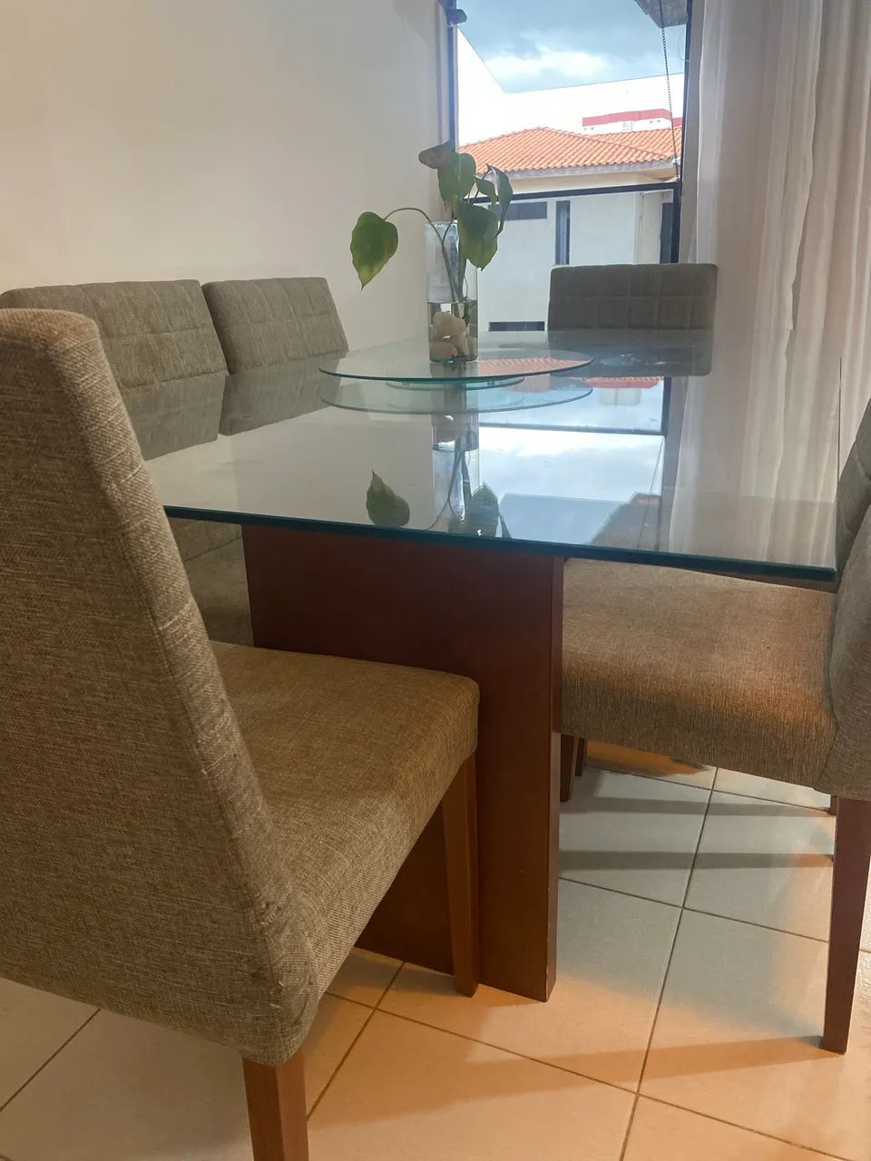 Mesa com cadeira 6 lugares - Foto 2