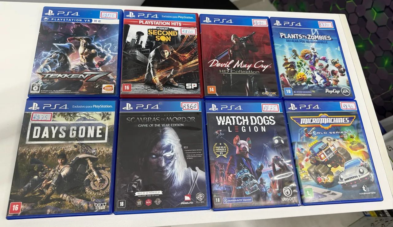 Jogos PS4 e PS5 - Diversos Títulos - Preços Imbatíveis!