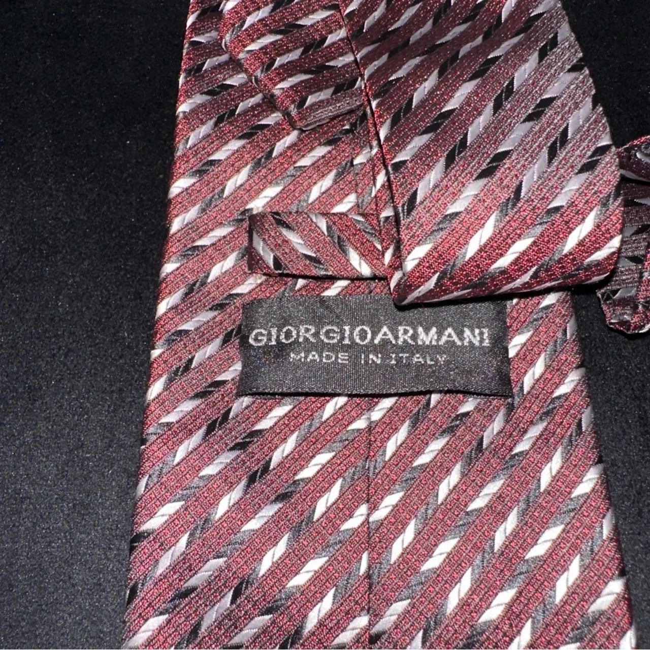 Kit gravata lenço e abotoadeira Giorgio Armani - Foto 2