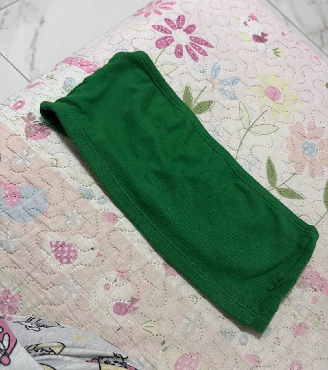 top faixa verde 