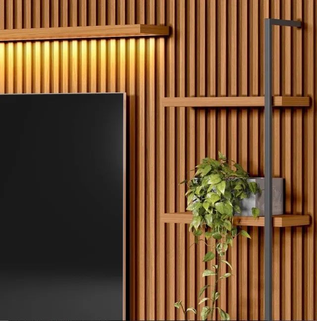 Painel Toscana 2,24 m com Rack e Módulo Lateral - Foto 3