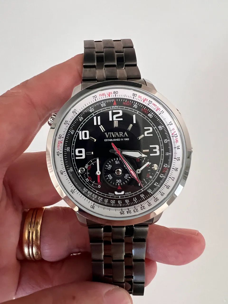 Relógio Vivara Cronógrafo Black Dial - Foto 3