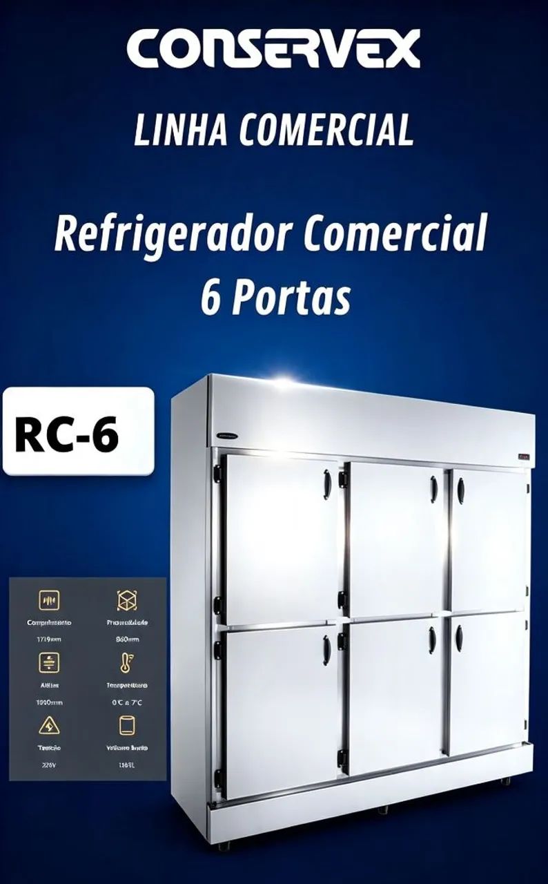 Refrigerador comercial 6 portas  - Foto 2