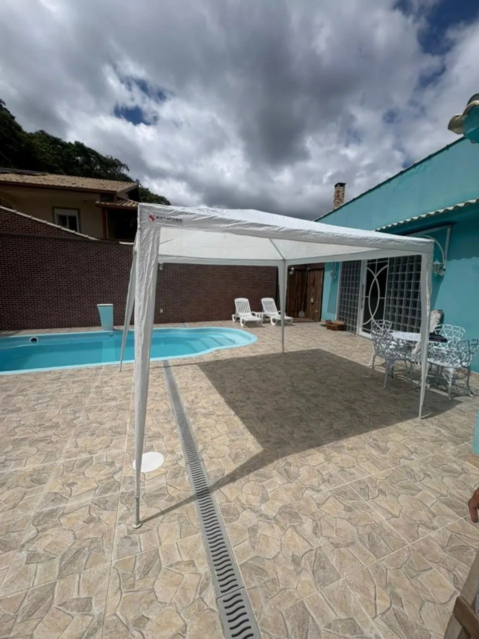 Barraca Praia 3x3 Botafogo Tenda Grande Resistente Camping - Foto 3