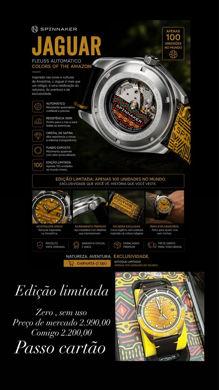 Spinnaker edição limitada 100 unidades  - Foto 3