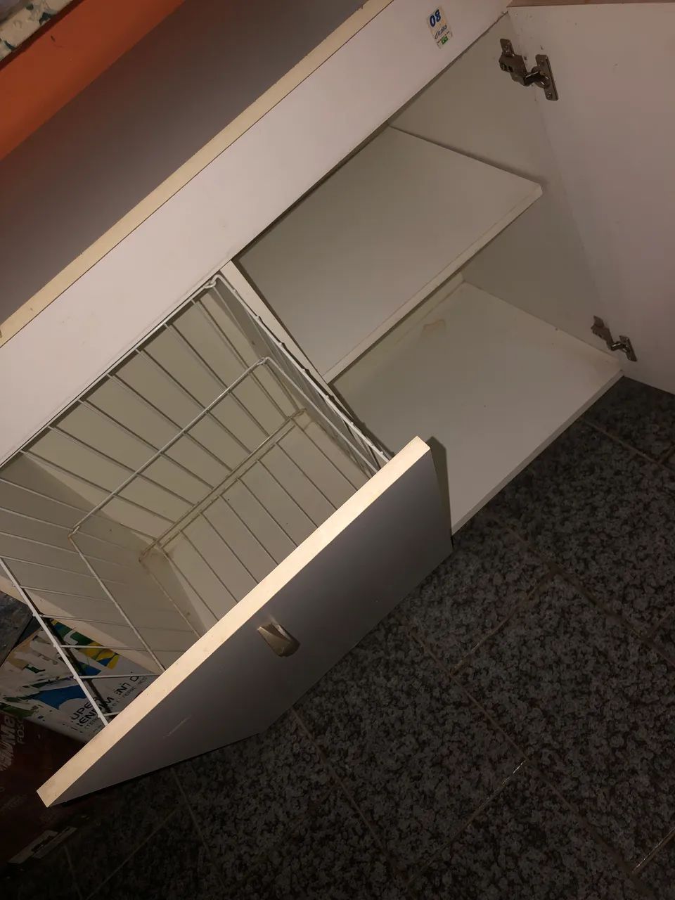 Armário Organizador Multiuso com Tábua de Passar Roupa Integrada - Foto 4
