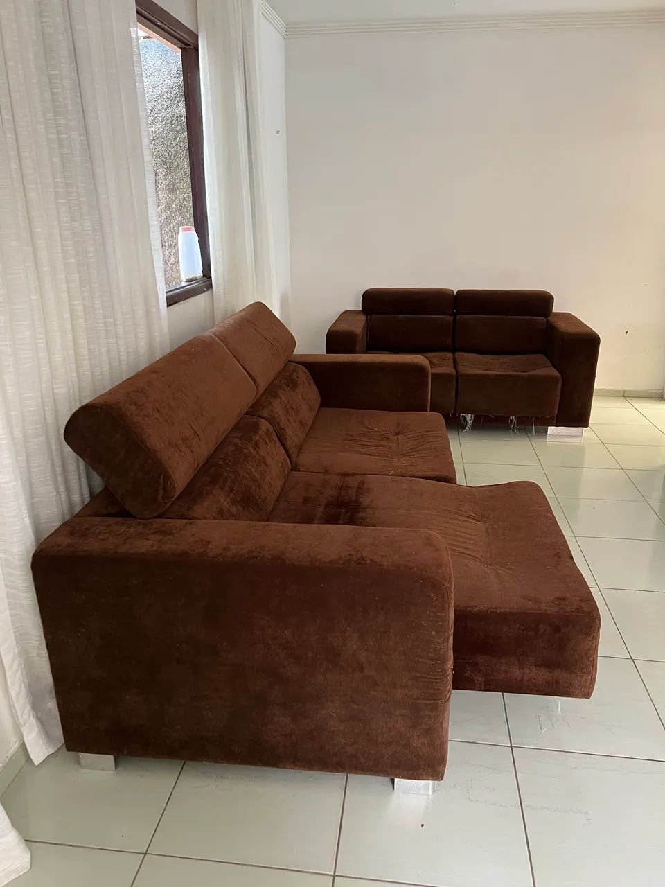 Conjunto sofá reclinável  - Foto 4
