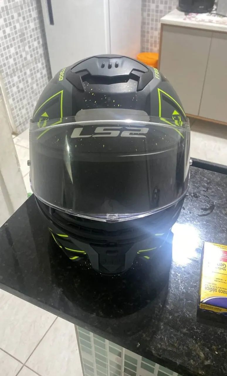Capacete ls2 Ff808 stream 2 monocolor com óculos - Foto 5