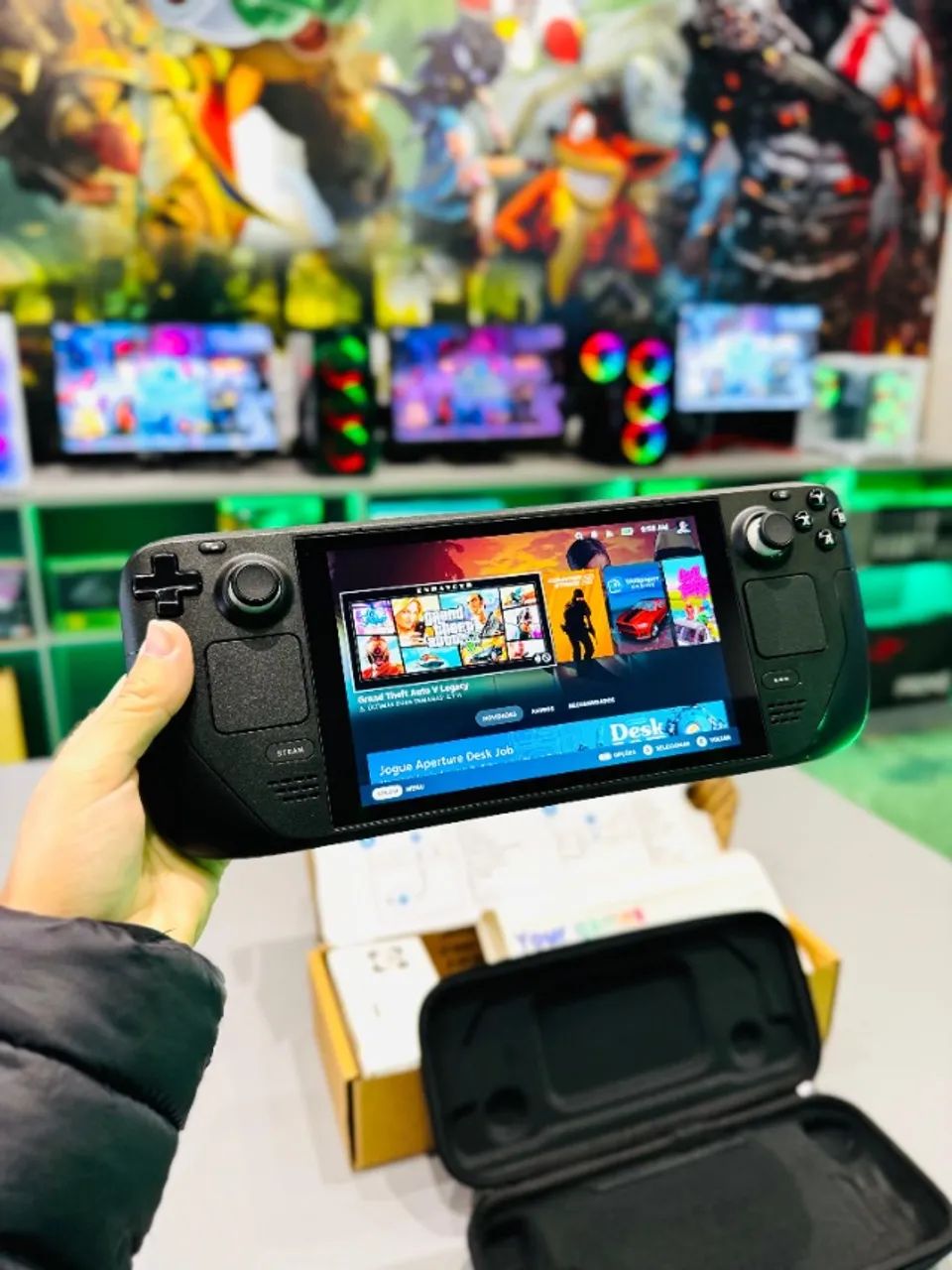 Steam Deck 256GB NOVO, Lacrado - Loja LW Tech - Consoles de Vídeo