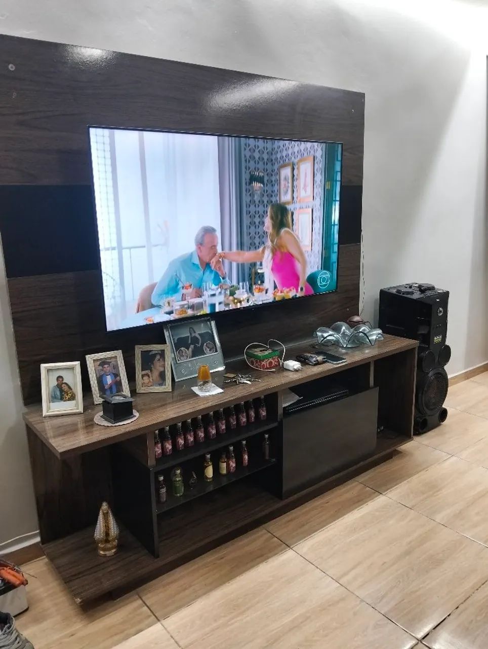 Rack com painel 