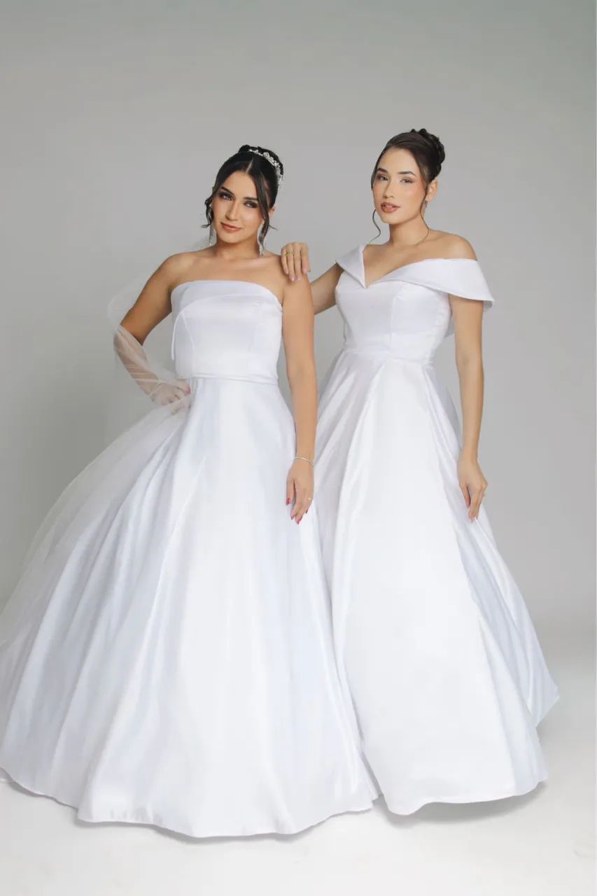 Vestidos de noiva minimalista 