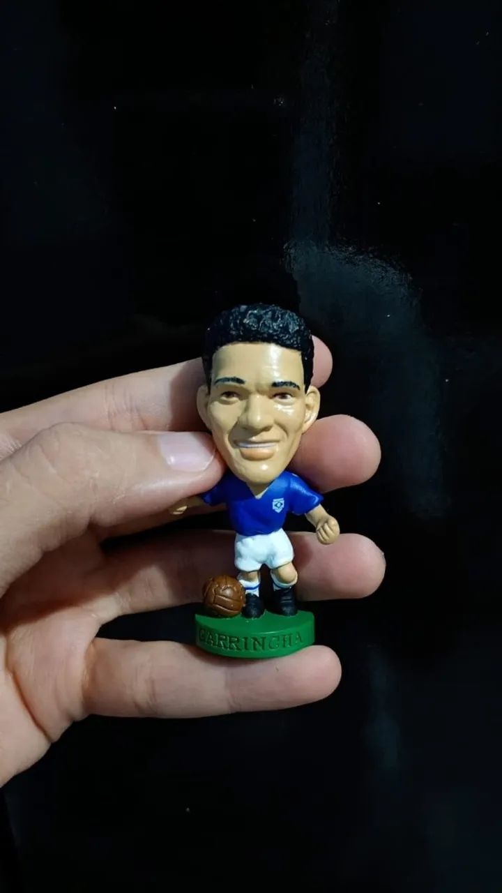 Mini craque, raro, importado, marca Prostars, Mané Garrincha, Brasil 1958. - Foto 3